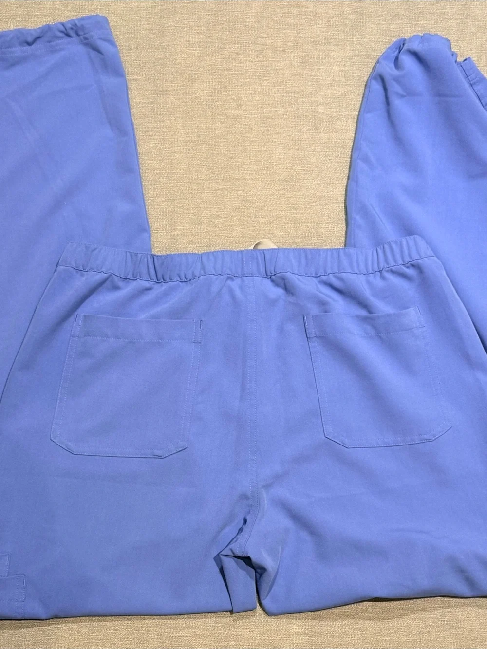 Figs Men's Cargo Pants in Ceil Blue - Drawstring Waist